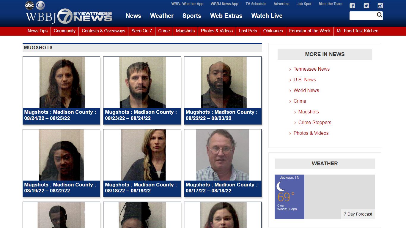 Mugshots - WBBJ TV